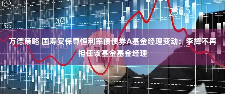 万德策略 国寿安保尊恒利率债债券A基金经理变动：李辉不再担任该基金基金经理