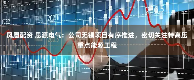 凤凰配资 思源电气：公司无锡项目有序推进，密切关注特高压重点能源工程